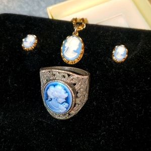 3 piece cameo set